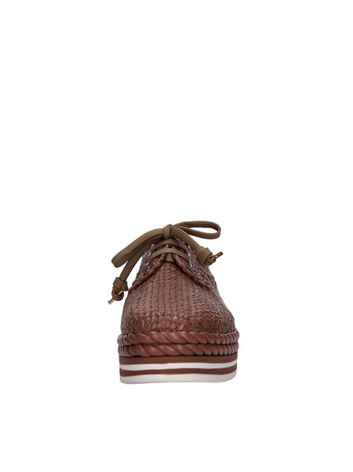 Woven leather lace-up shoes PONS QUINTANA | 9707.T01 ROLEXTOFFE